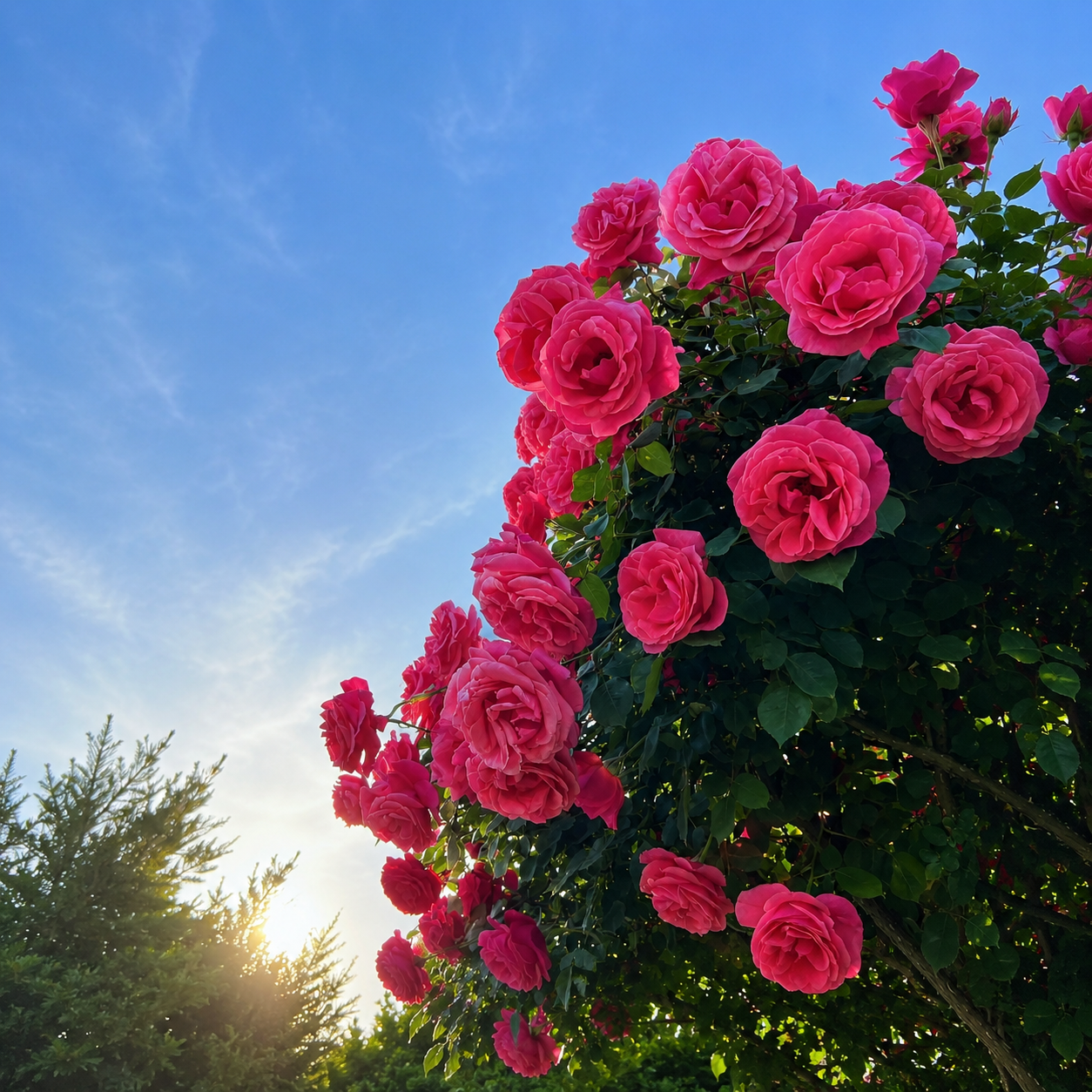 200 Pieces Climbing Wall Evergreen Rose Garden Seeds
