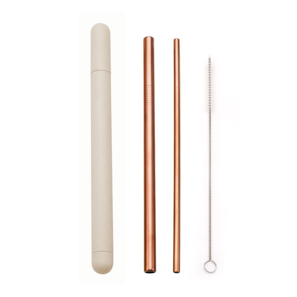 Metal Straws + Case - Grafton Collection