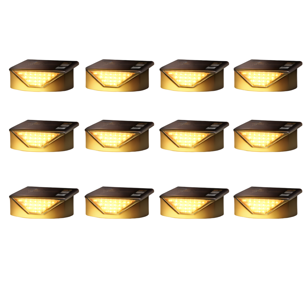 Solar Step Lights With Easy Installation And Weather Resistant Design