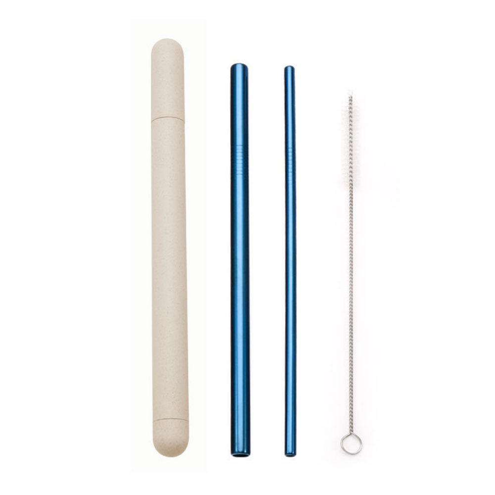 Metal Straws + Case - Grafton Collection