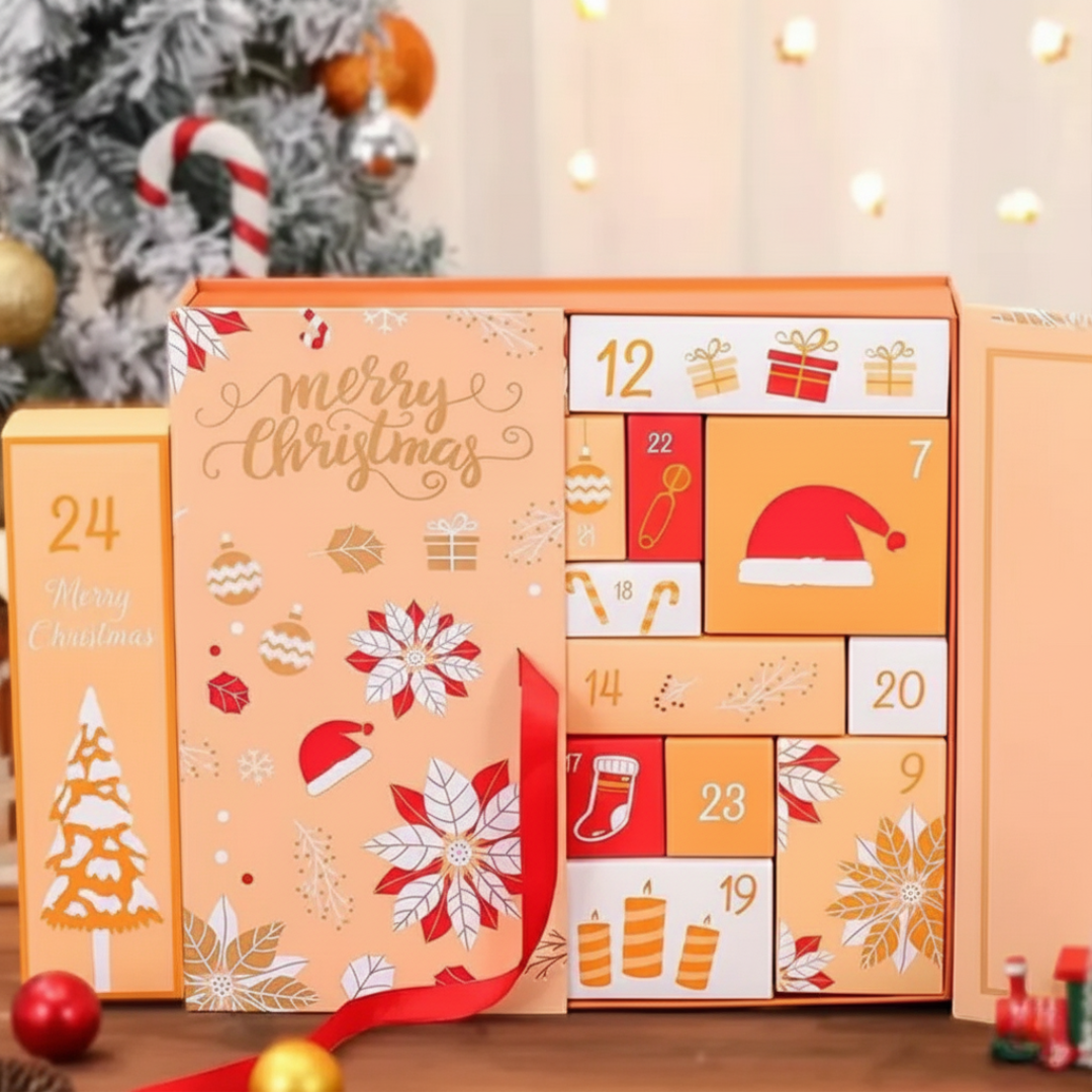 2025 Christmas Countdown Calendar 24 Day Surprise Gift Box