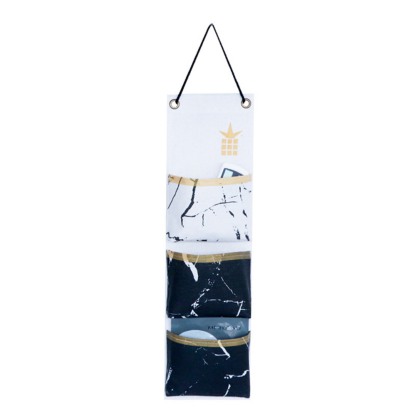 Modern Cotton & Linen 3 Pocket Decorative Wall Organizer - Grafton Collection