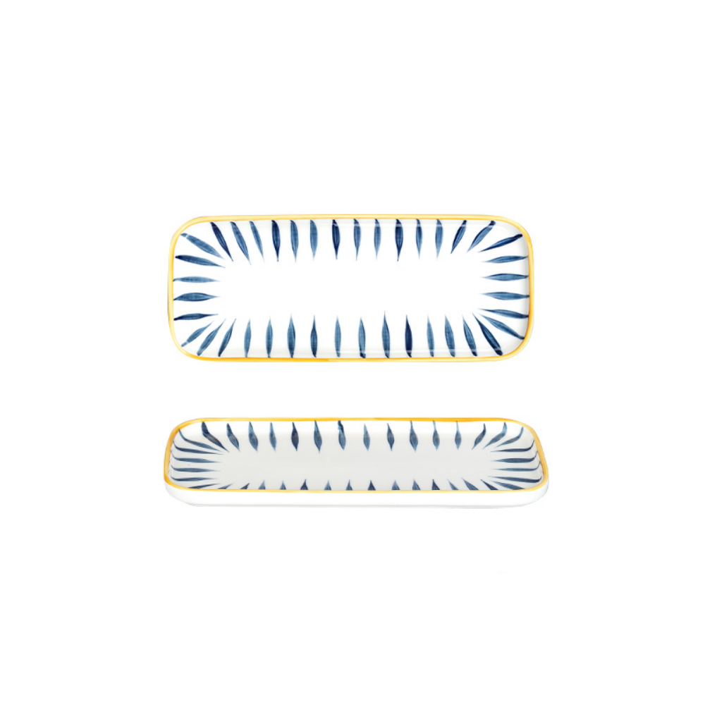 Flat Blue Plates - Grafton Collection