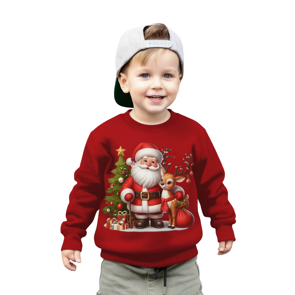 Autumn And Winter Stylish Fleece Sweatshirt For Boys