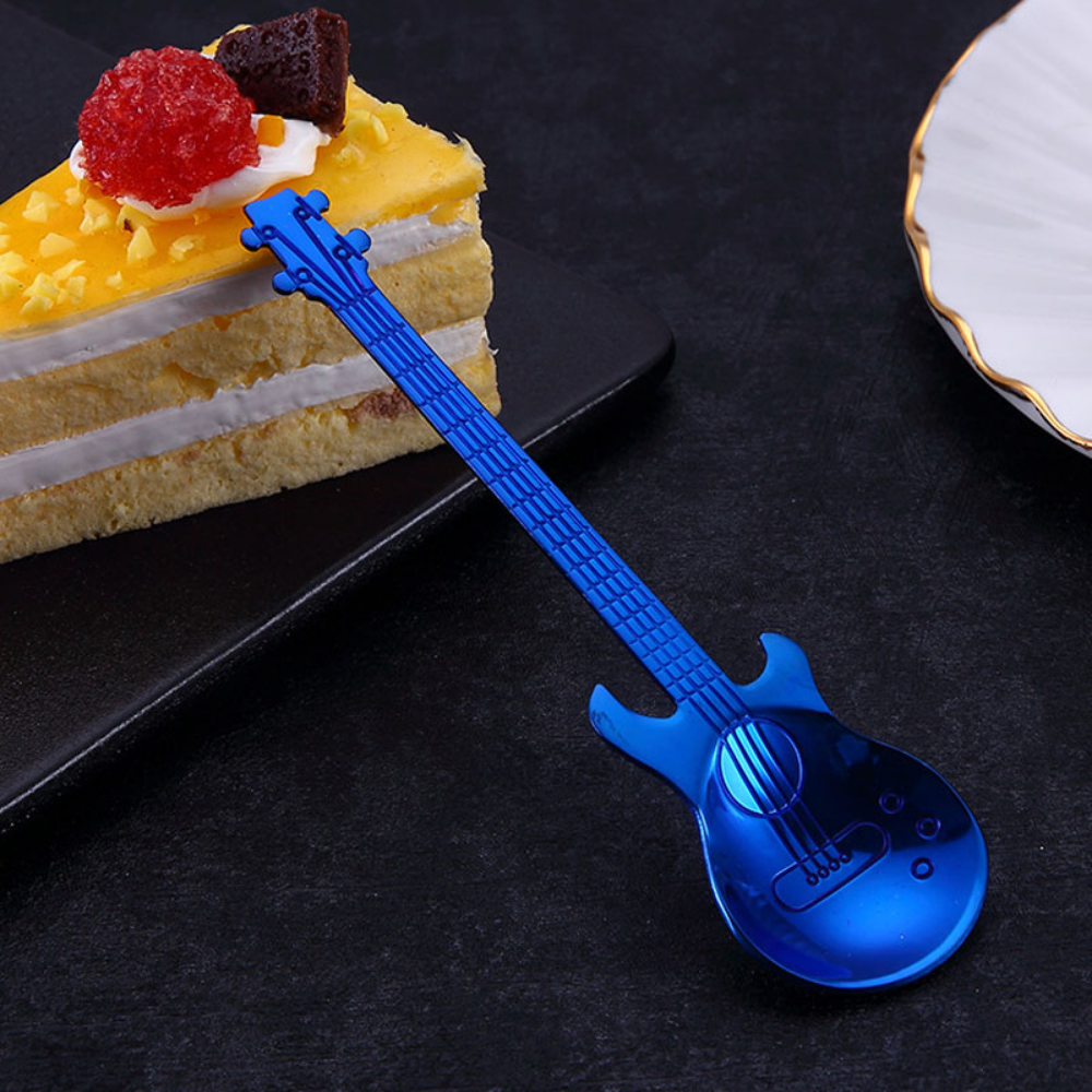 Creative Guitar Shaped Stainless Steel Spoons - Grafton Collection