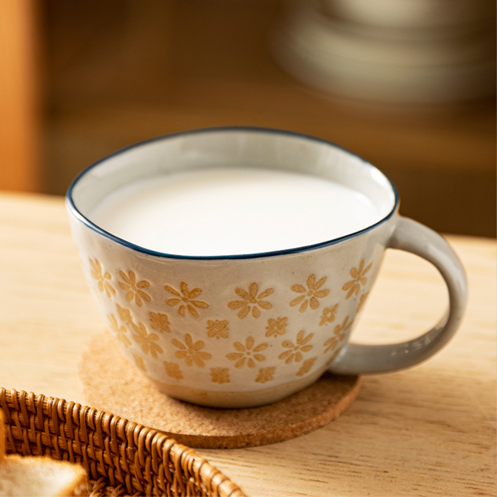 Hand-Painted Pottery Mugs - Grafton Collection