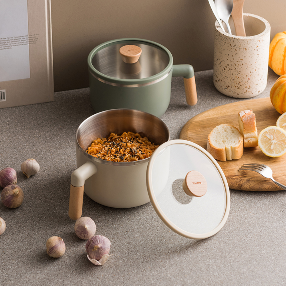 Stainless Steel Soup Tank With Lid & Wood Handle - Grafton Collection