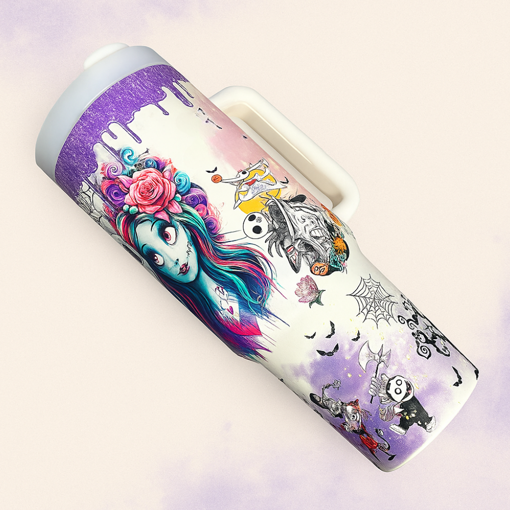 Sally x Jack Skellington 40 Oz Tumbler