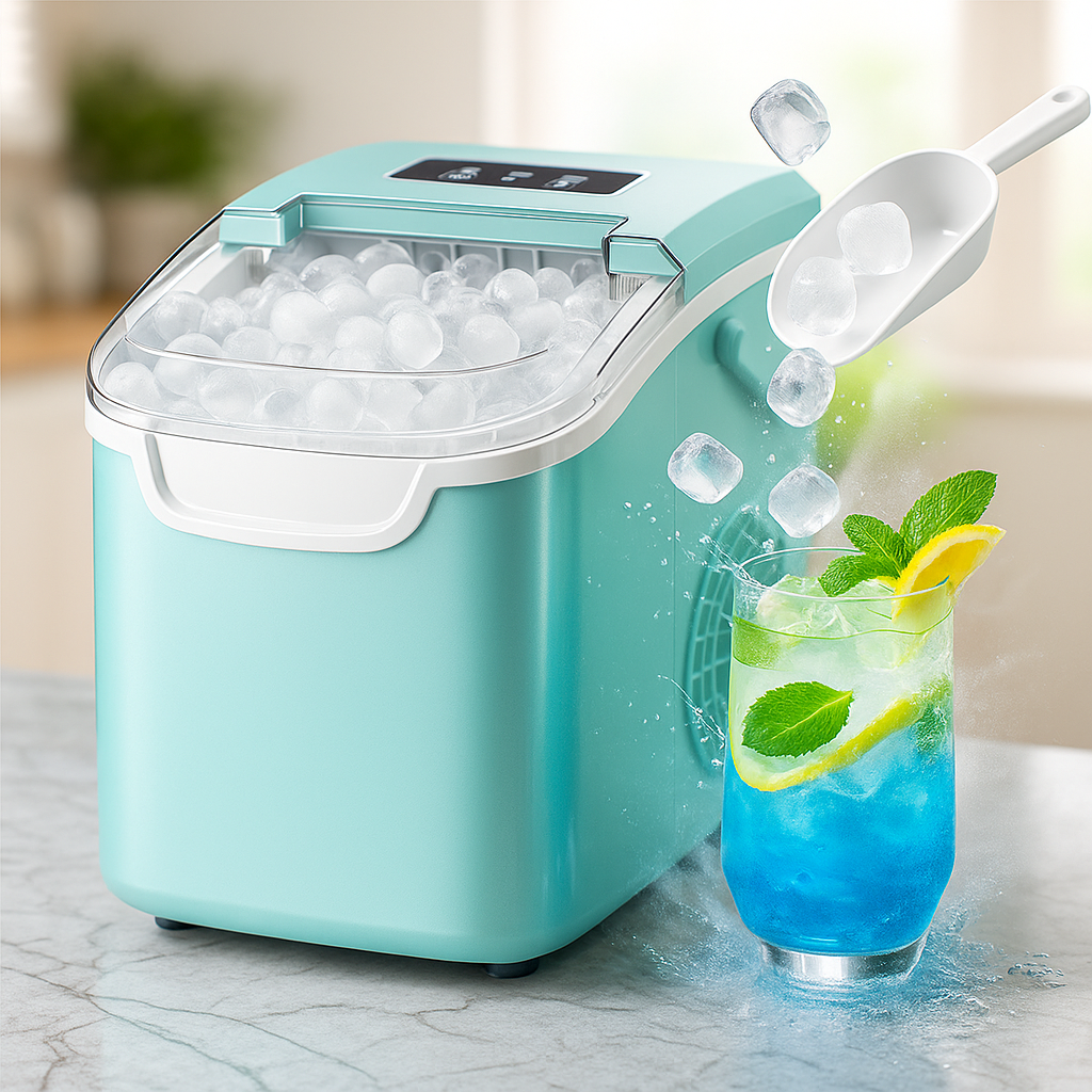 Ice Maker Countertop Portable Machine With Self Cleaning