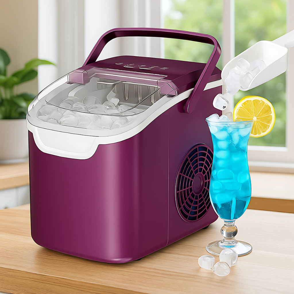 Countertop Ice Maker Machine With Scoop For Home
