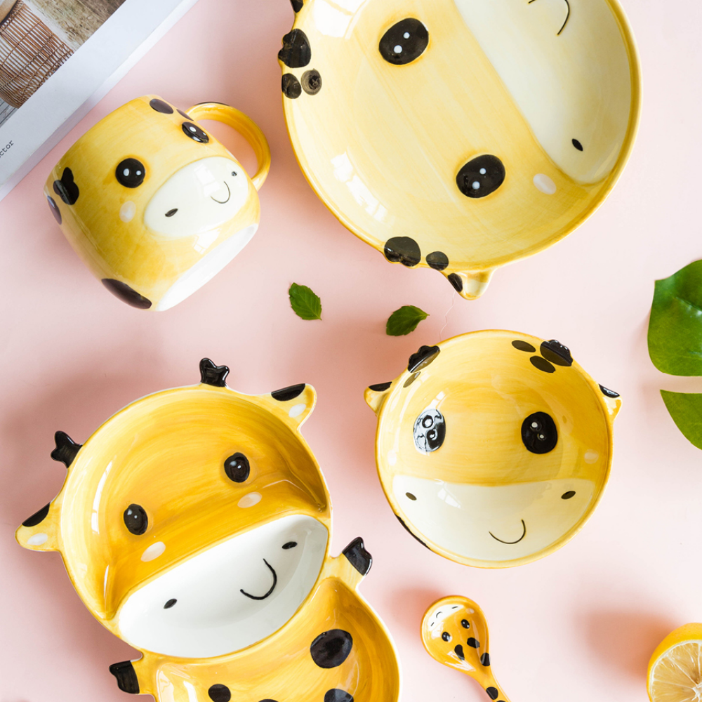 Cartoon Ceramic Dinnerware Set - Grafton Collection