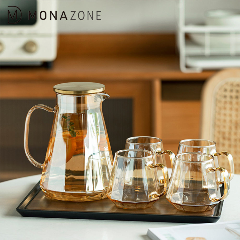 Yellow Glass Pitcher - Grafton Collection