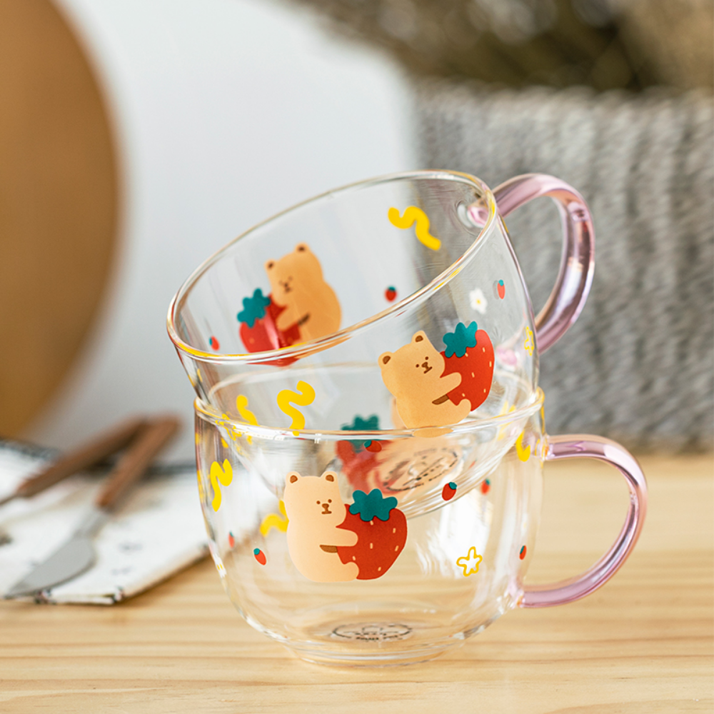 Cartoon Glass Mugs - Grafton Collection