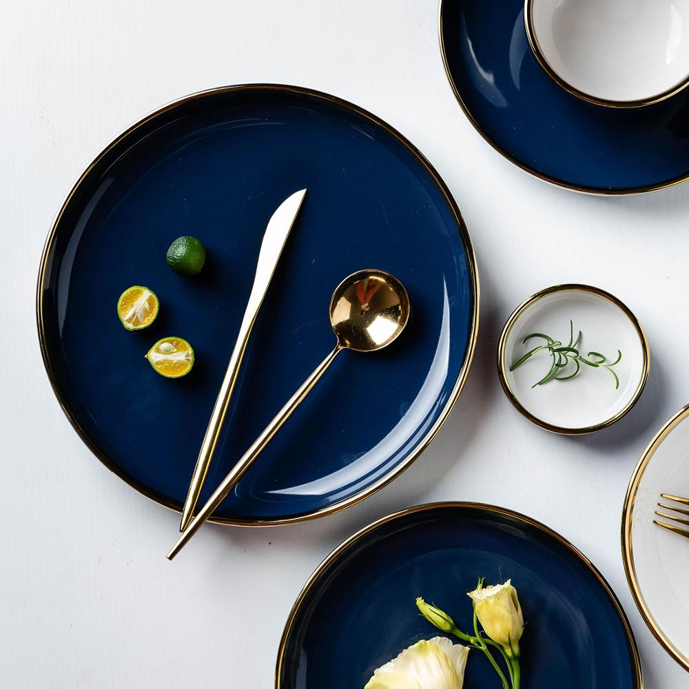 Pandora Luxury 10 Inch Ceramic Oval Dinner Plate - Grafton Collection