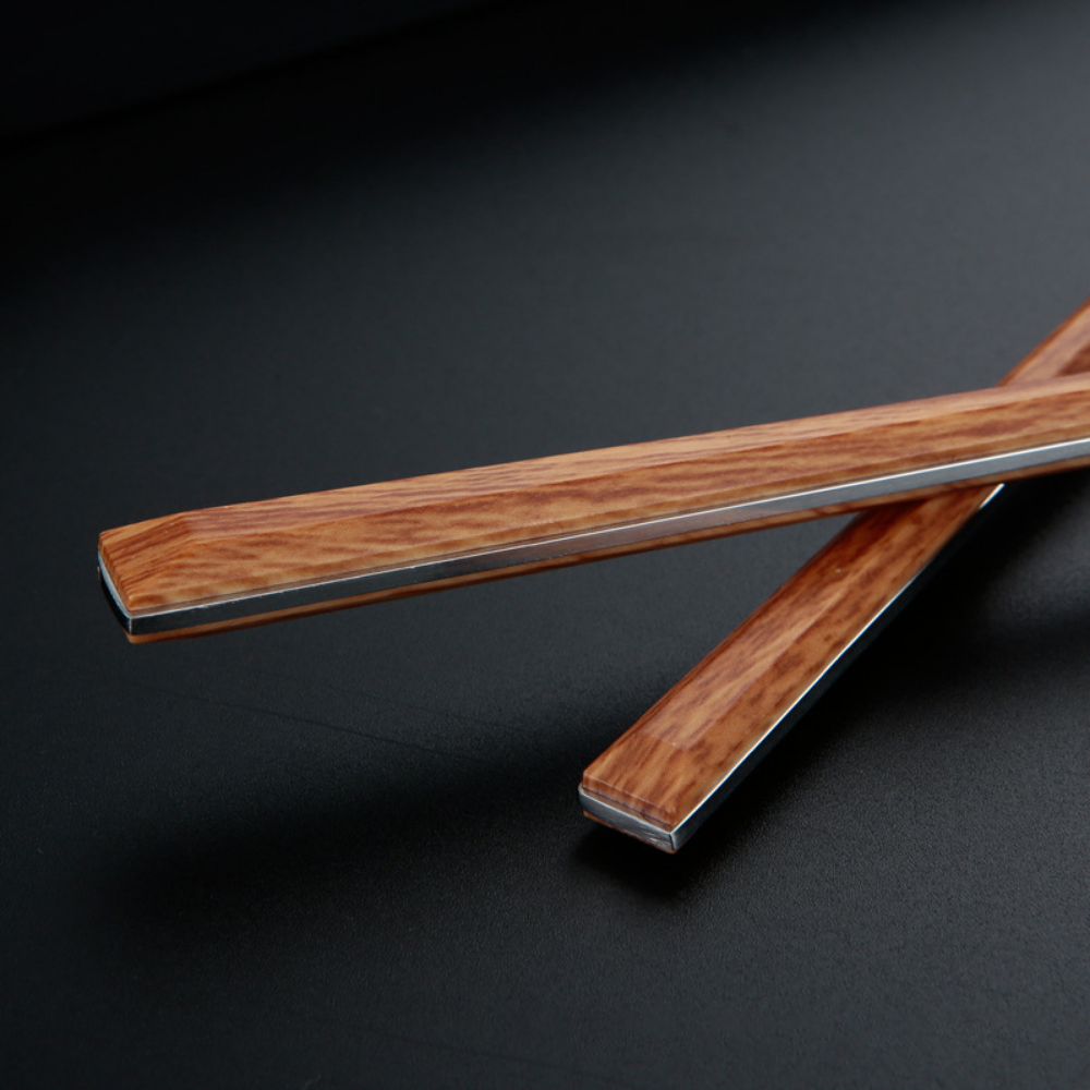 Stainless Steel Wooden Cutlery Set - 20 Pieces - Grafton Collection