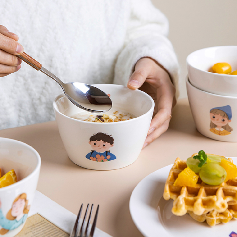 Family Series Porcelain Dinnerware Ceramic Tableware - Grafton Collection