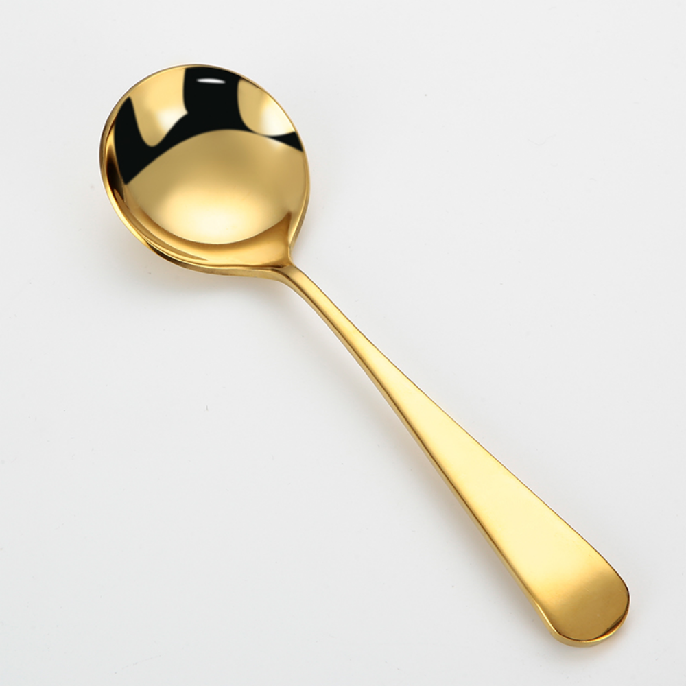 Colorful Stainless Steel Round Tea Spoon - Grafton Collection