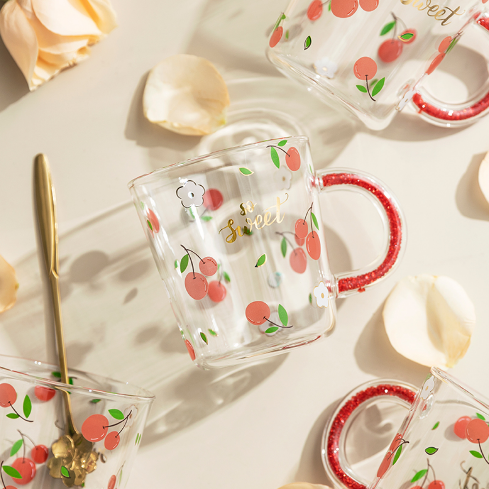 Cherry Mug + Spoon - Grafton Collection