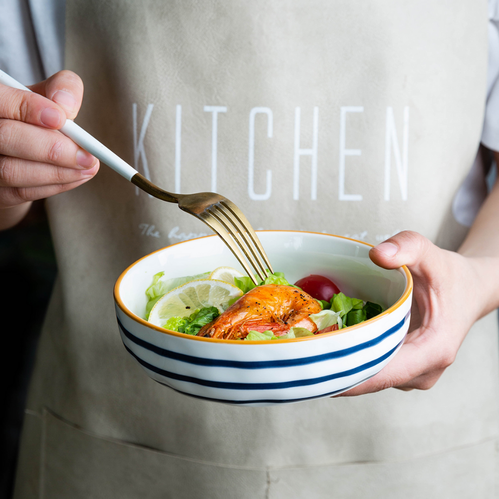 Blue Pottery Bowls - Grafton Collection