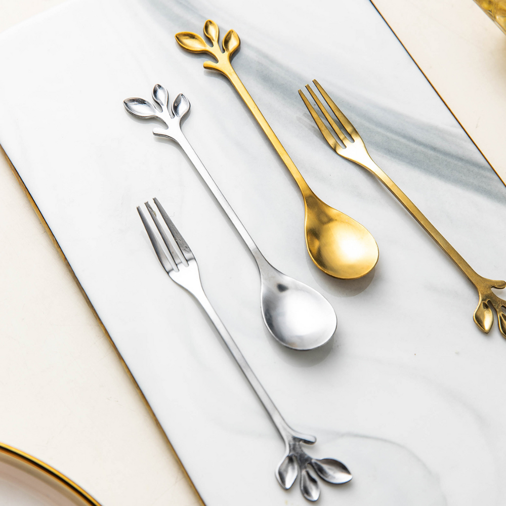 6 Piece Leaf Cutlery Set - Grafton Collection