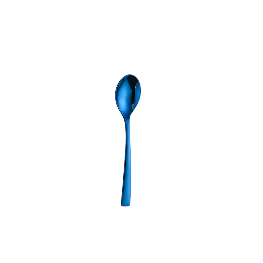 Kids Colorful Stainless Steel Dessert Spoons - Grafton Collection