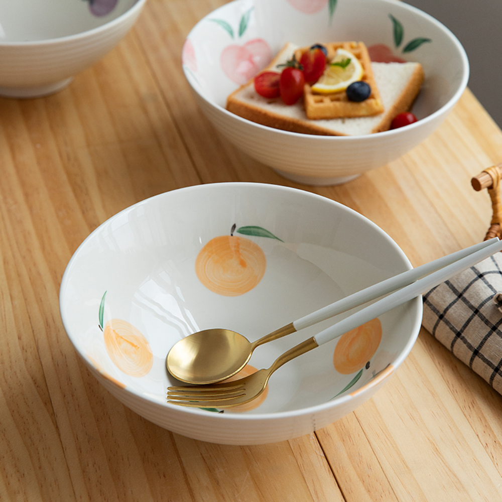Fruit Pattern Style Salad & Rice Bowl - Grafton Collection