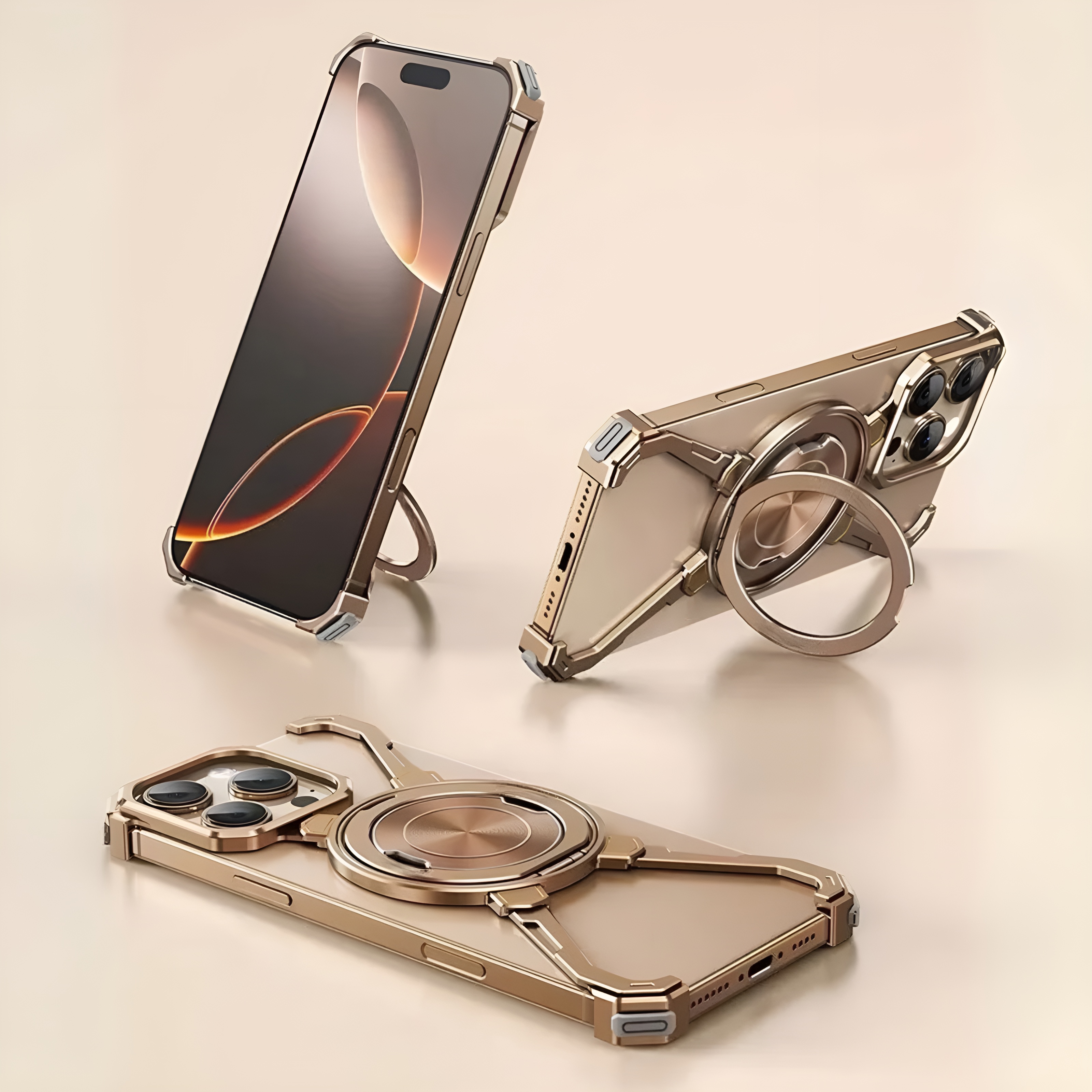 Magic Claw Rotating Bracket Anti Fall Magnetic Phone Case