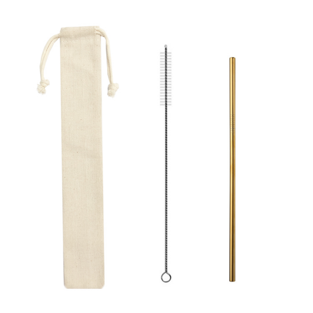 Stainless Steel Reusable Straws With Pouch - Grafton Collection