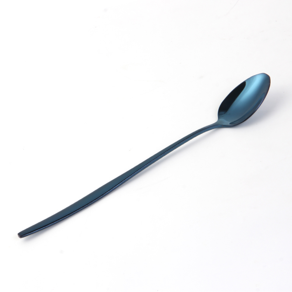 Colorful Stainless Steel Elongated Traditional Spoons - Grafton Collection