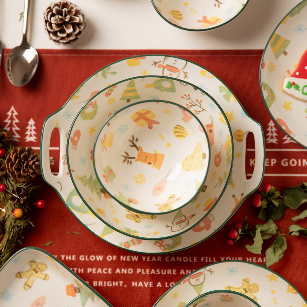 Christmas Cartoon Dinnerware - Grafton Collection