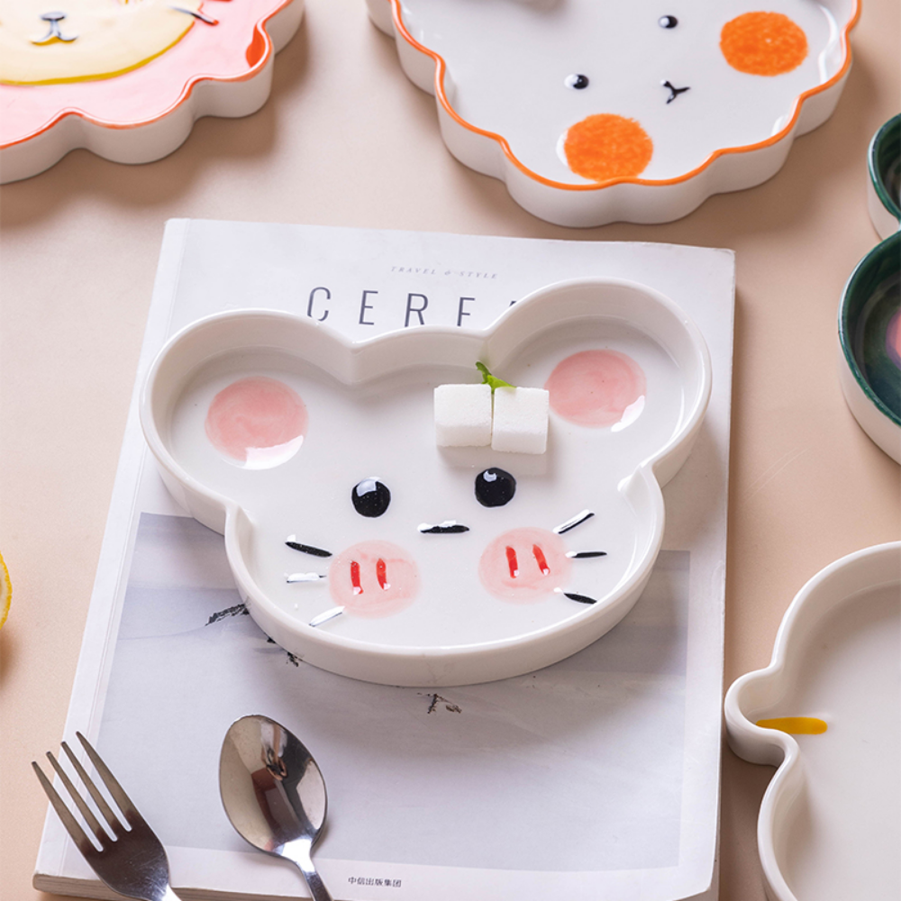 Animal-Shaped Ceramic Plate - Grafton Collection