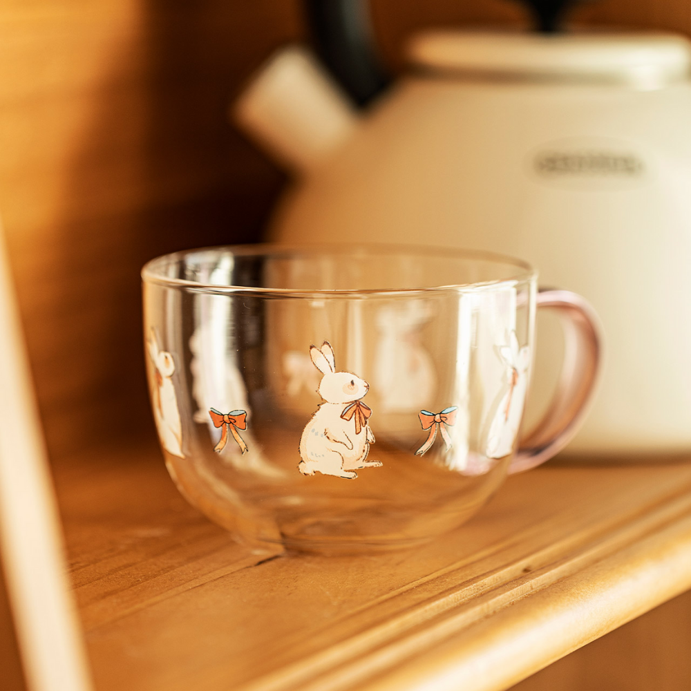 Animal Pattern Glass Mugs - Grafton Collection