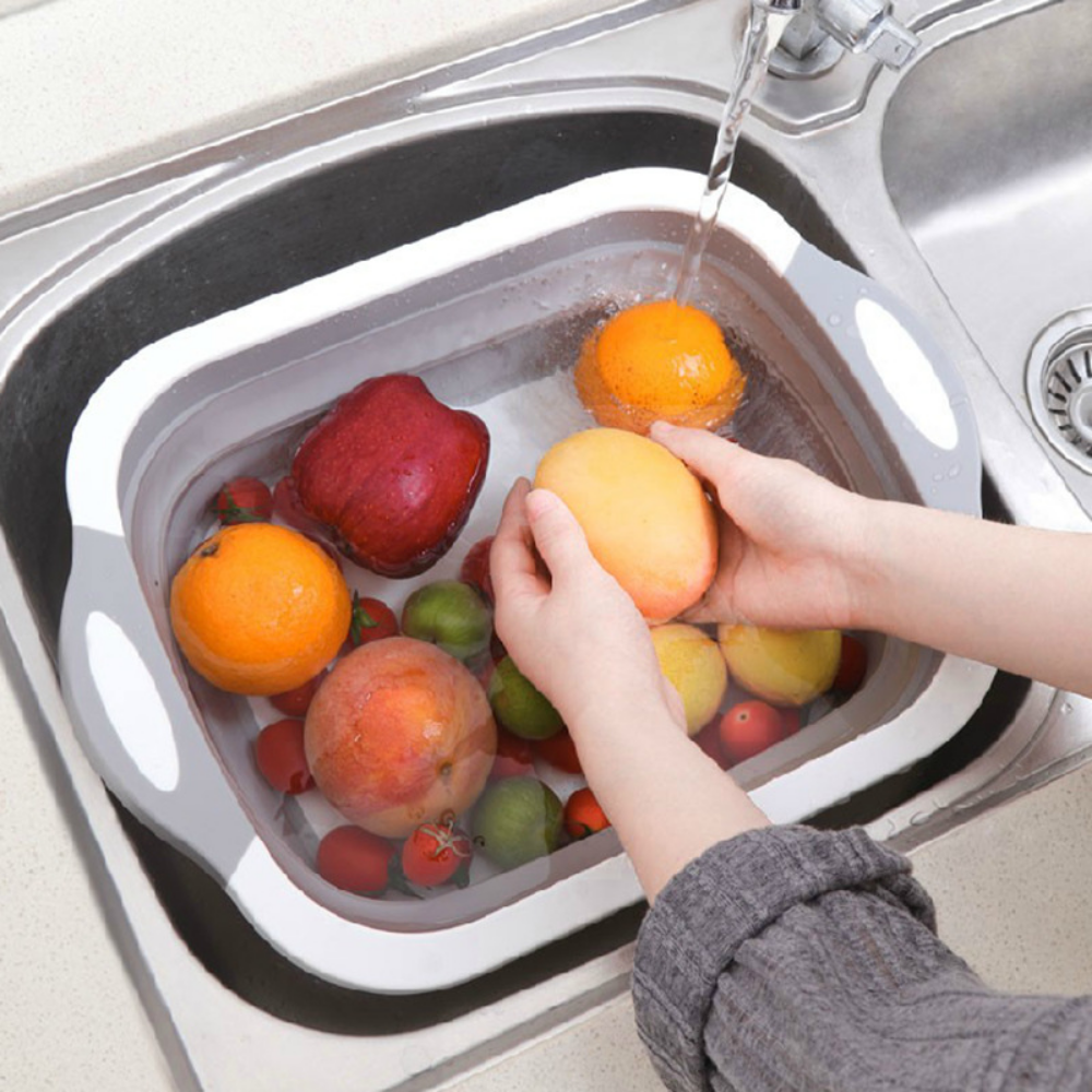 Foldable Chopped & Filtered Multifunctional Cutting Board & Container - Grafton Collection