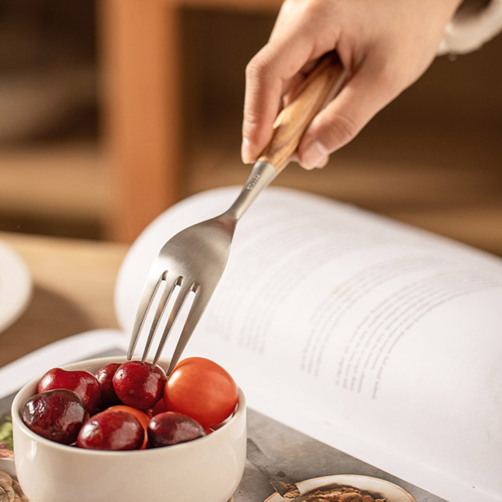 Stainless Steel Rosewood Cutlery Sets - Grafton Collection