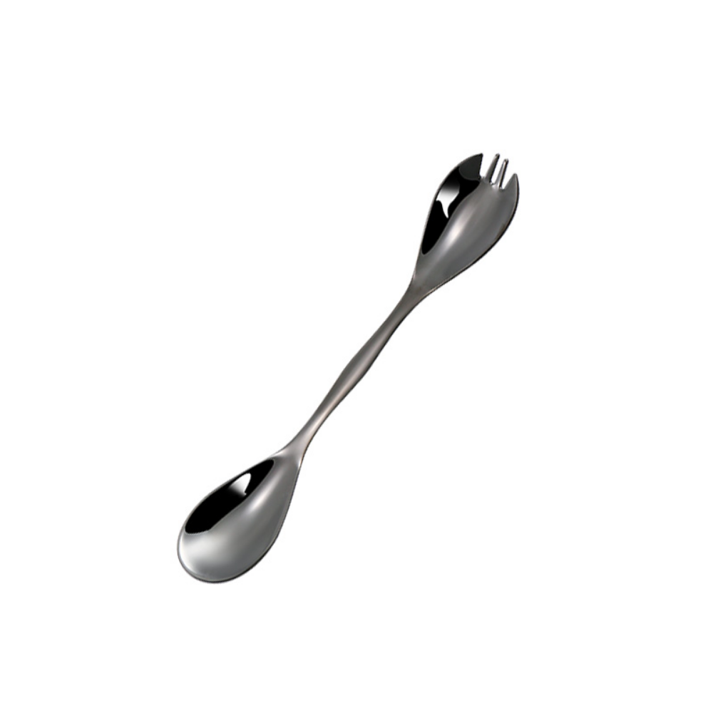 Stainless Steel 2-In-1 Spoon & Fork Utensils - Grafton Collection