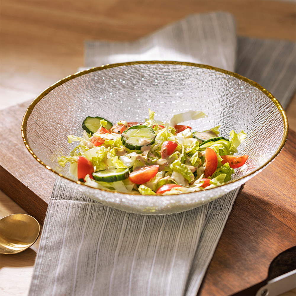 Golden Rim Glass Dinnerware - Grafton Collection