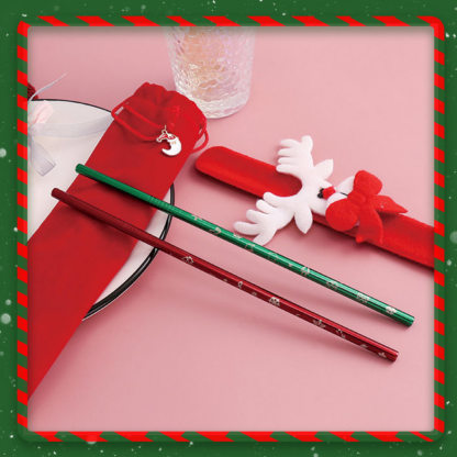 Reusable Christmas Themed Straws - Grafton Collection