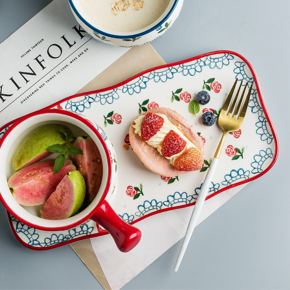 Glaze Baking Bowl With Handle - Grafton Collection