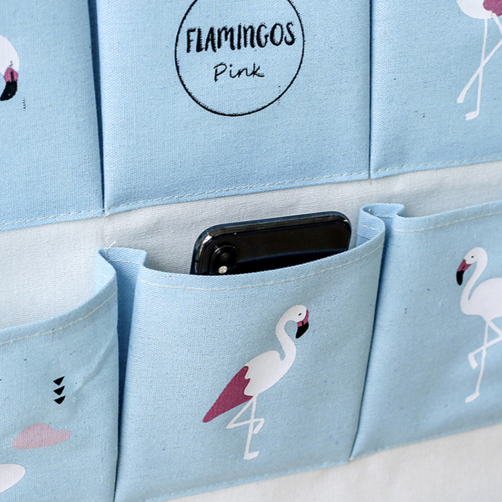 Creative Flamingo Household Wall-Mounted Storage Bag - Grafton Collection