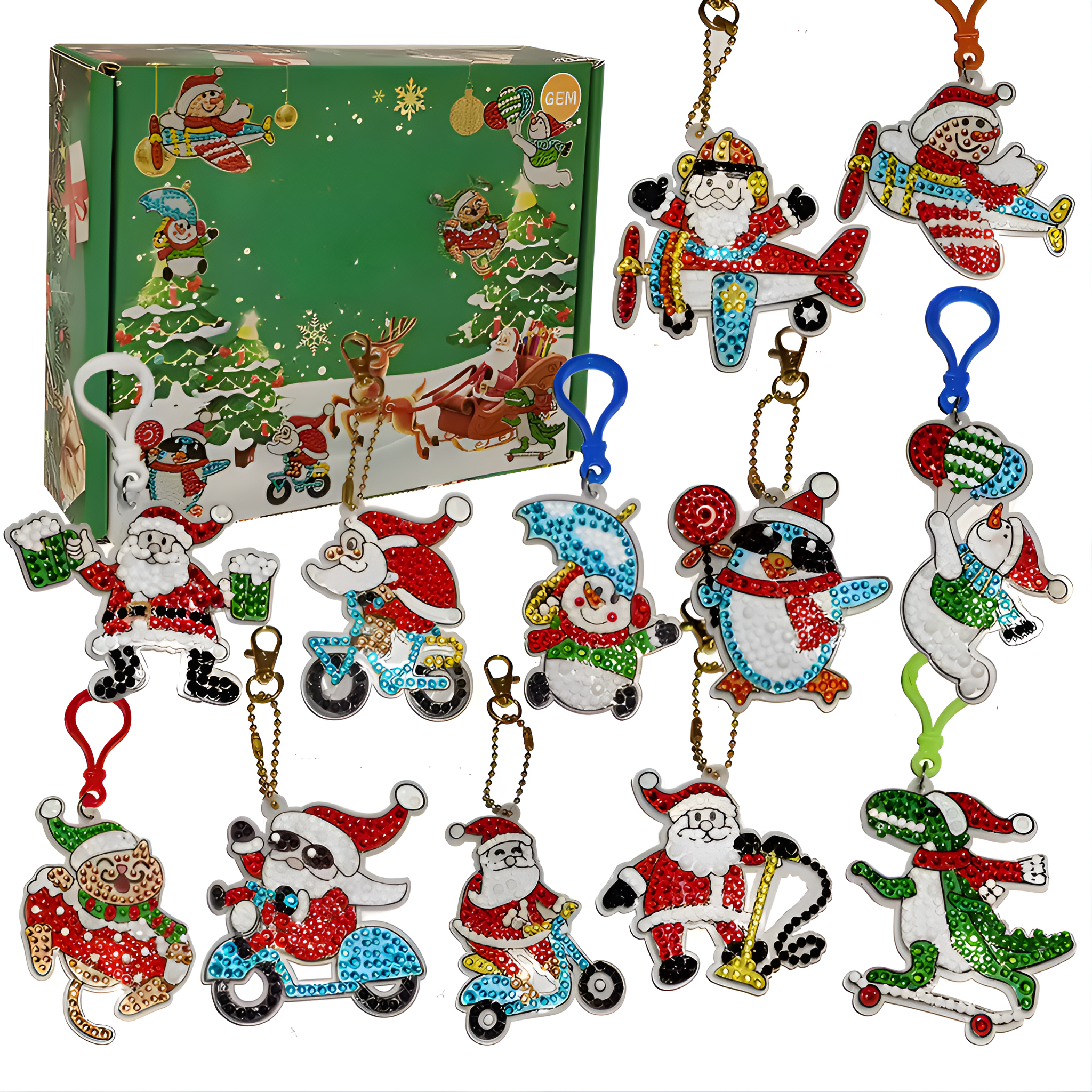 Christmas DIY Diamond Painting Craft Advent Calendar Box