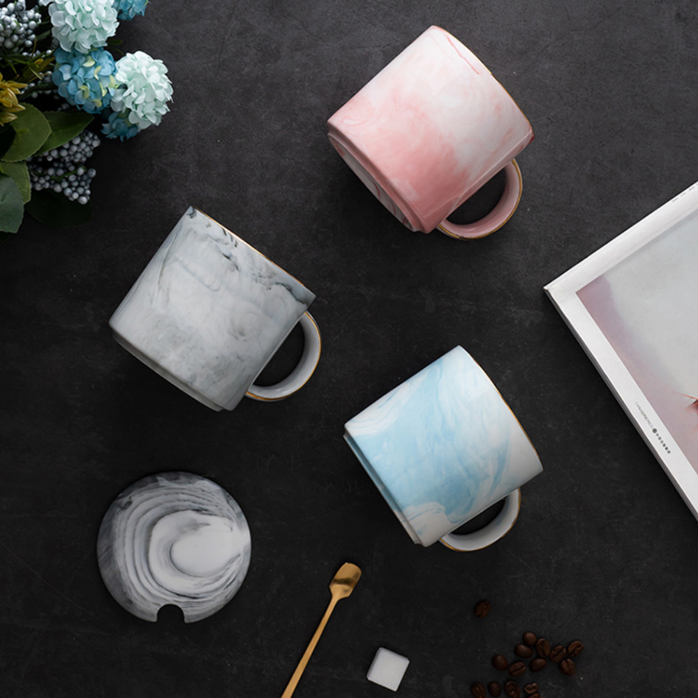 Ceramic Marble Mugs - Grafton Collection