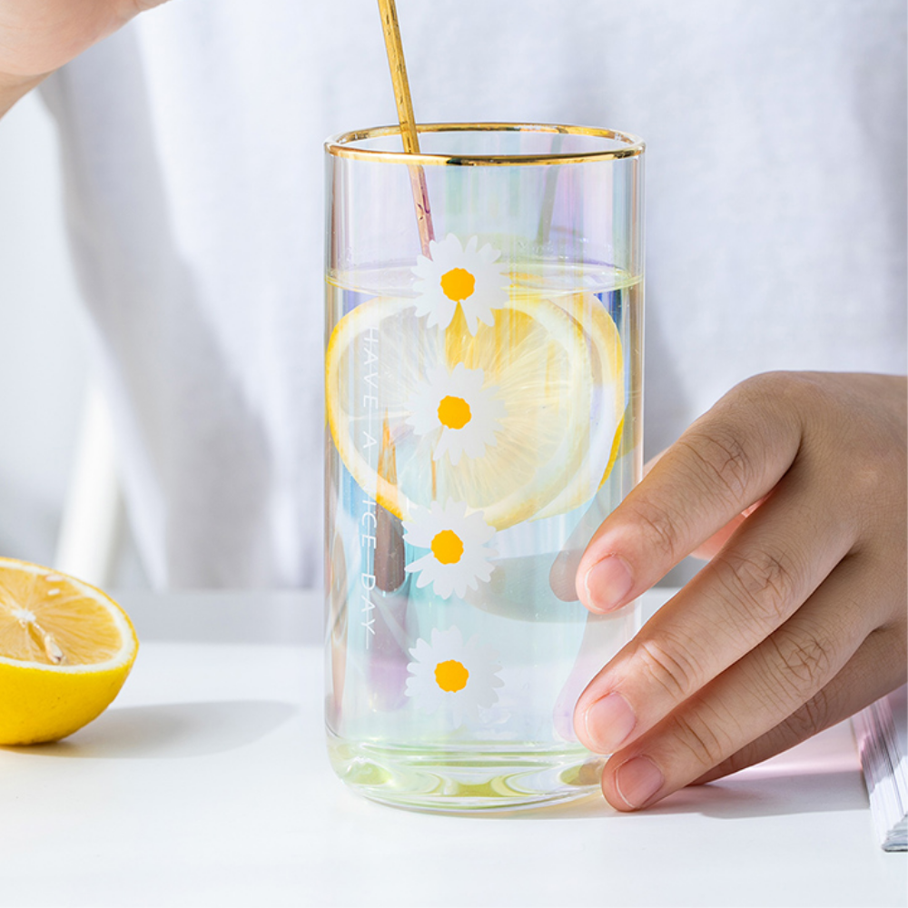 Iridescent Flower Glasses - Grafton Collection