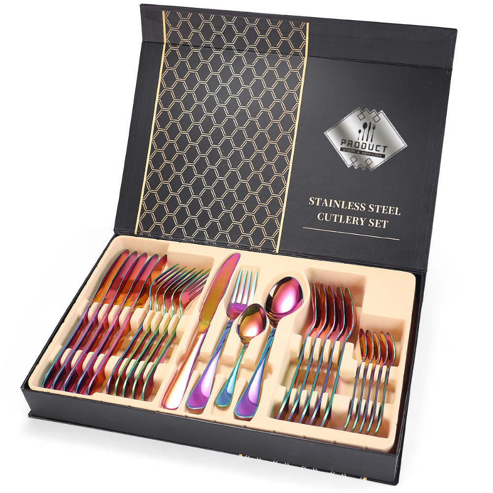 Stainless Steel Cutlery Set - 16 & 24 Pieces - Grafton Collection