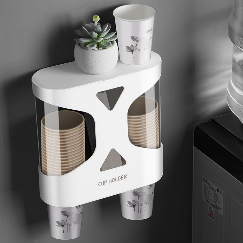 Wall-Mounted Household Plastic Disposable Cup Holder - Grafton Collection