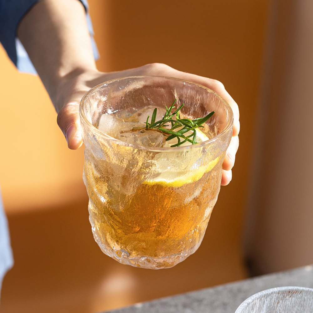 Crinkle Glass Mugs - Grafton Collection