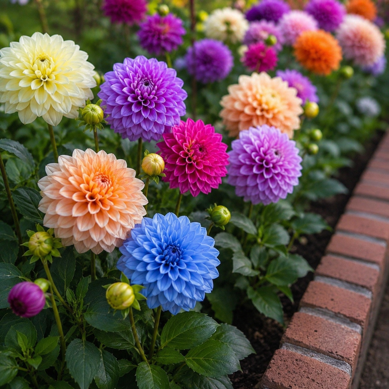 200 Pieces Mix Colored Dahlia Flower Garden Seeds