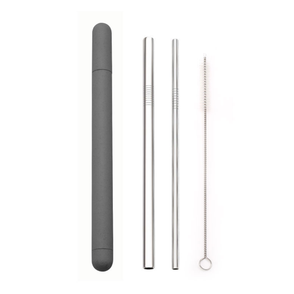 Metal Straws + Case - Grafton Collection