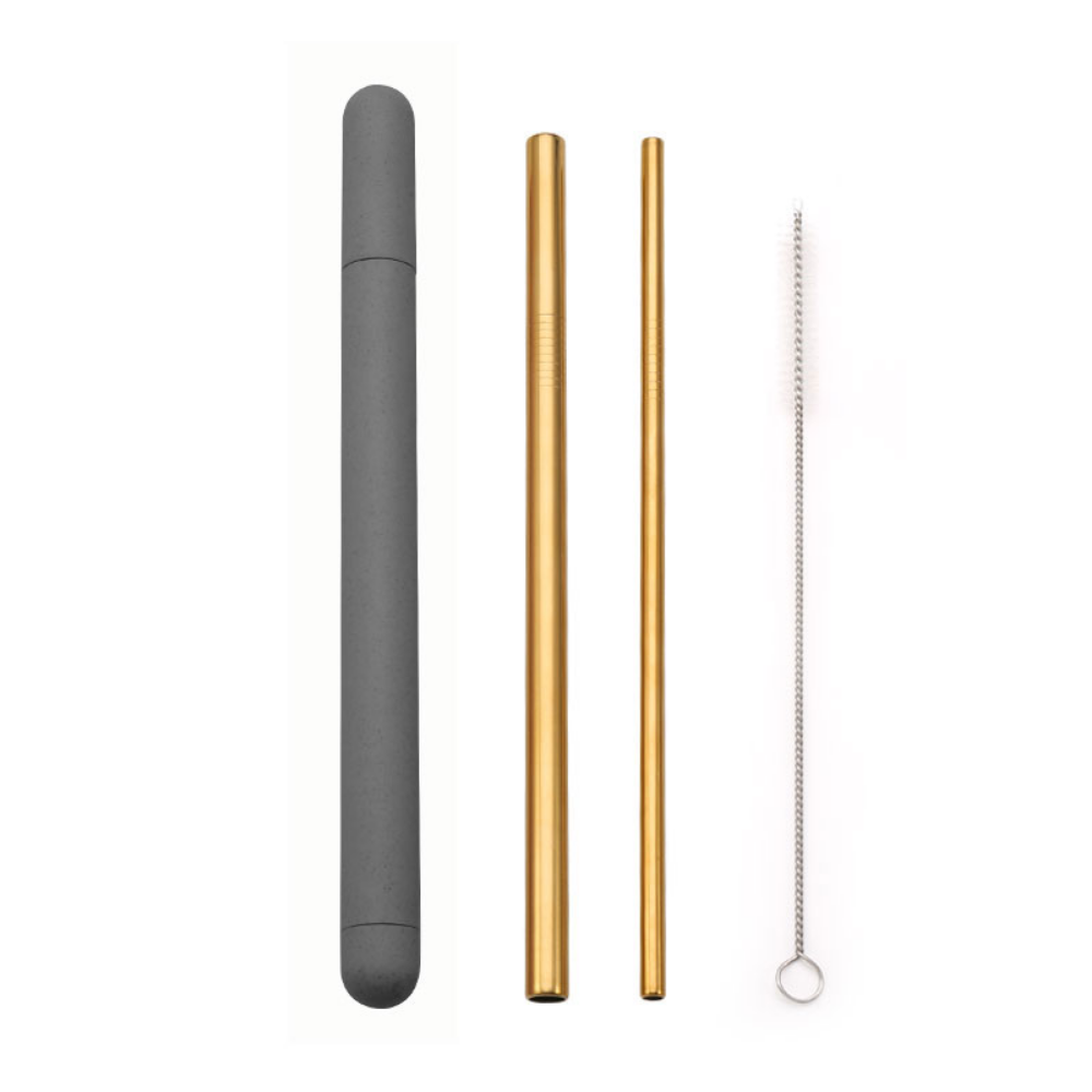 Metal Straws + Case - Grafton Collection