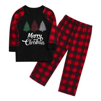 Fashion Xmas Letter Pajamas Set - Grafton Collection