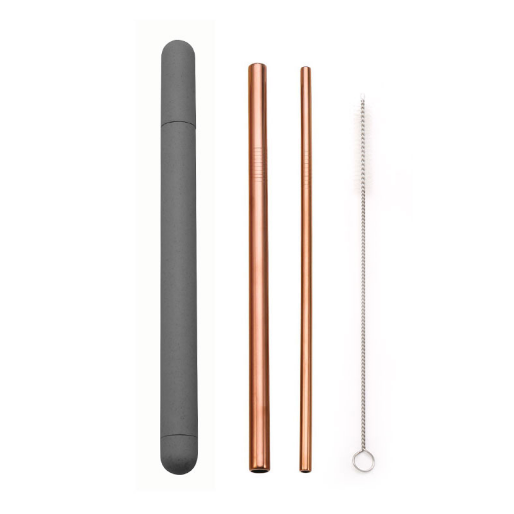 Metal Straws + Case - Grafton Collection